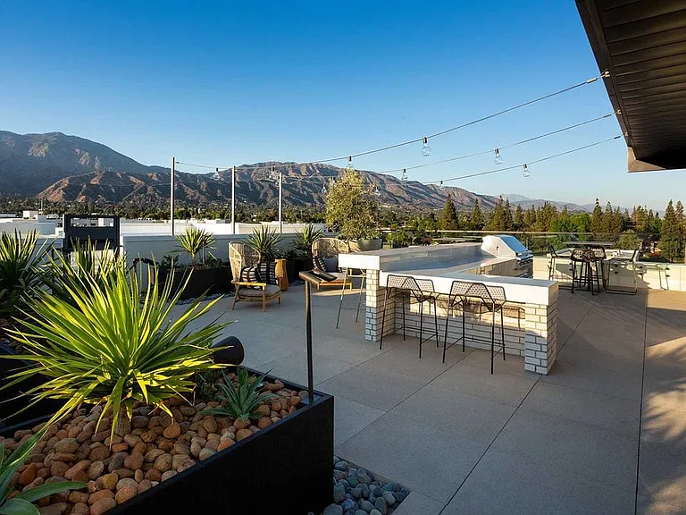 Rooftop terrace views