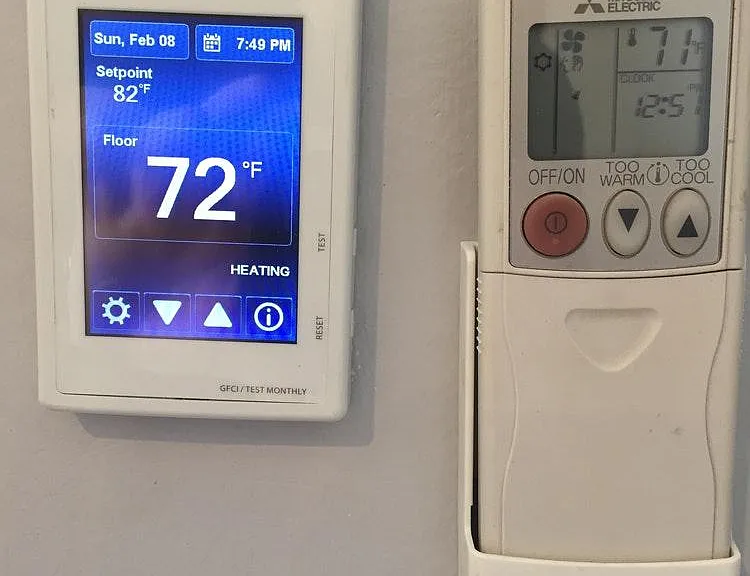heated floors - efficeint HVAC systems