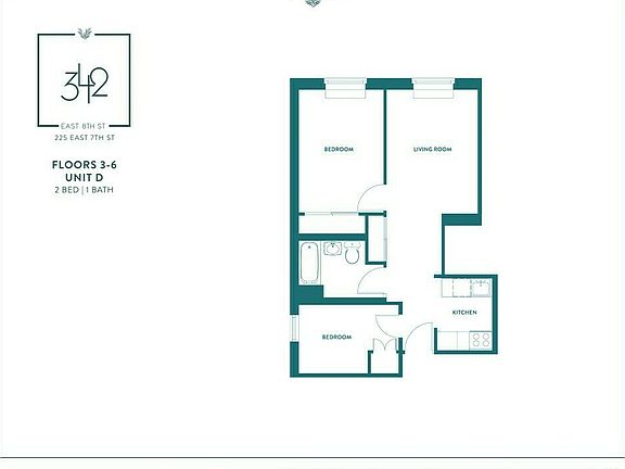 2nd image of 342 E 8th St APT 5F