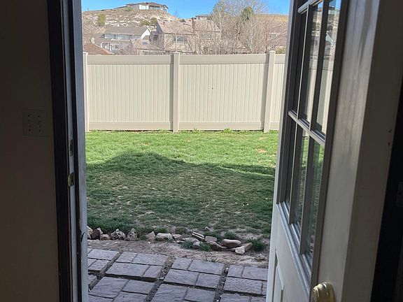 Entry to the backyard from your lower level family room