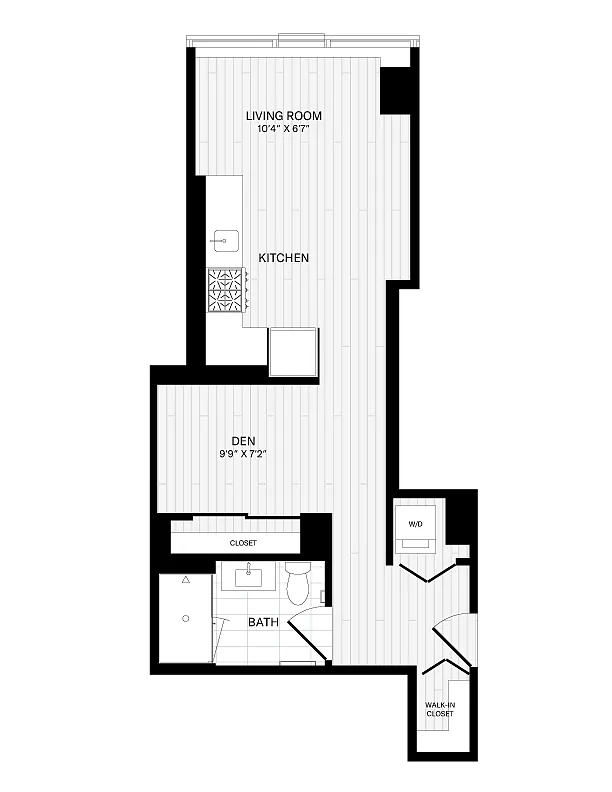 Floor plan Studio-1A-3
