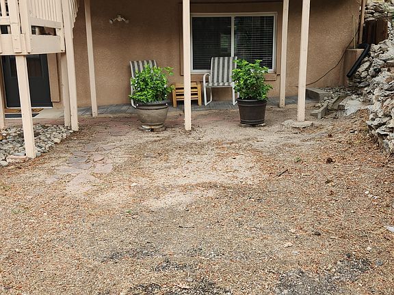 Apartment is downstairs