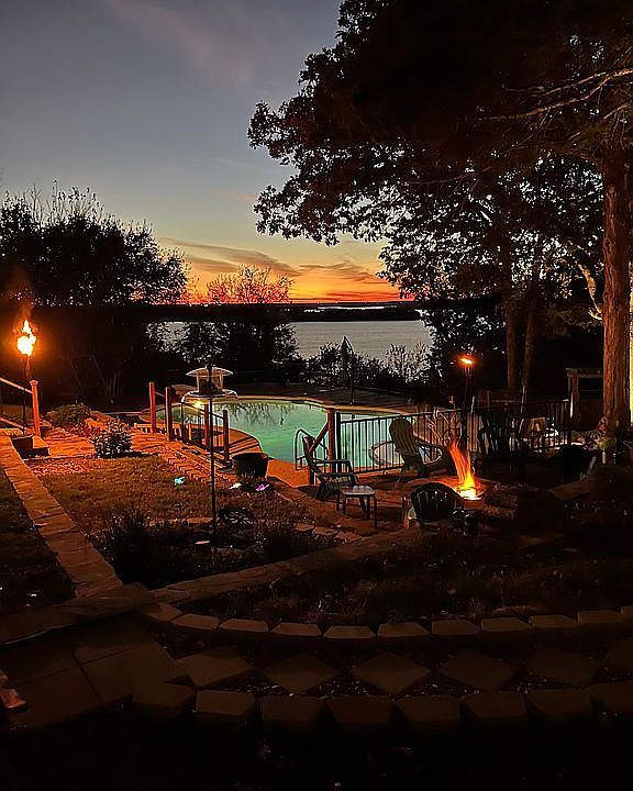 Lake Sunsets by the Fire-pit