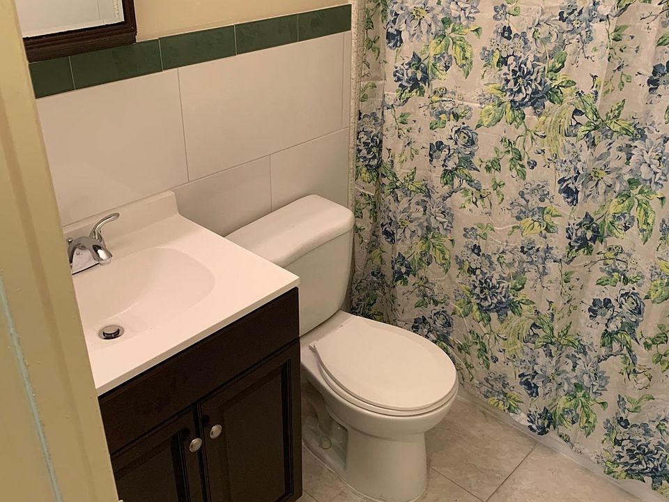 Bathroom with new Vanity and Tile Wall