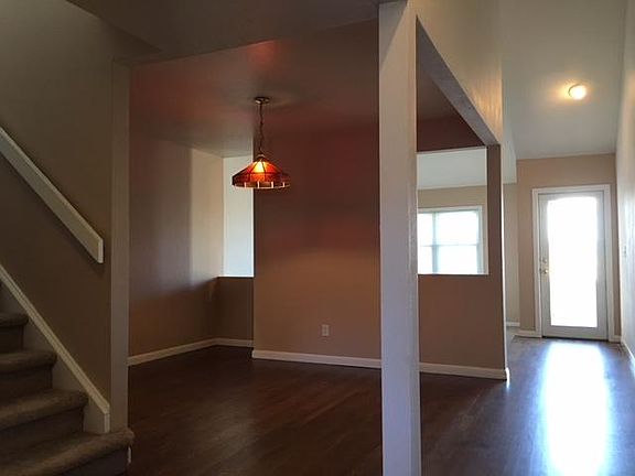 Open floorplan with dining room & living room 