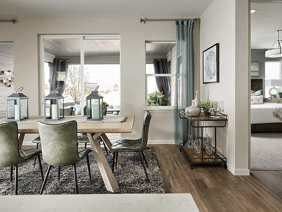 Dining Room with outdoor living