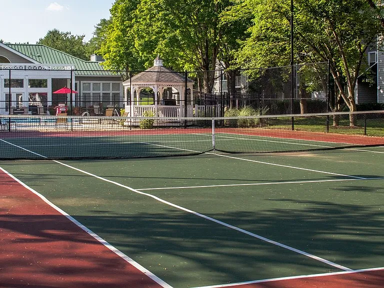 Outdoor tennis court