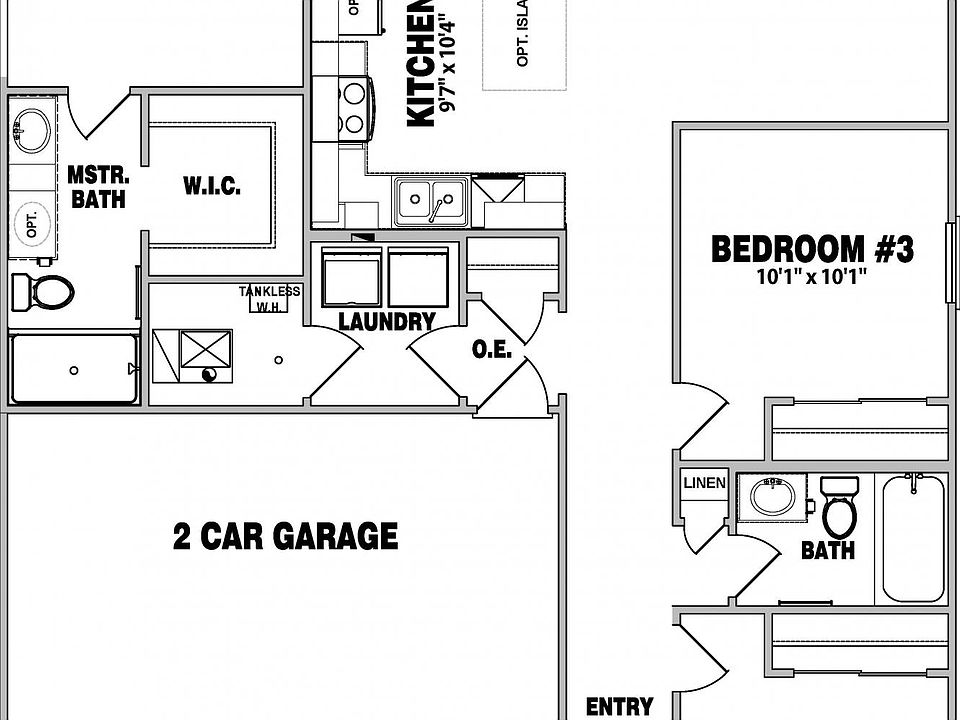 Del Norte 501 - Standard Layout - Example