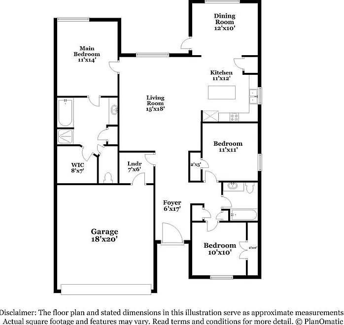 3 bed, 2.0 bath, 1541 sqft, $1,915 — Photo 2