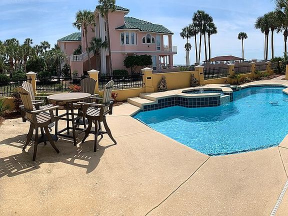 In ground heated pool