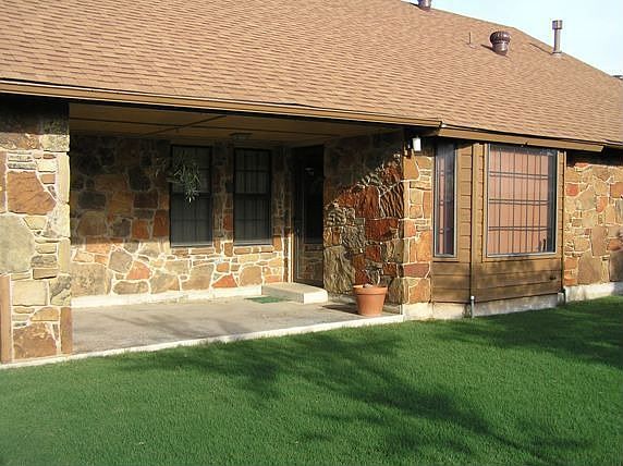 Fenced Backyard Covered Patio