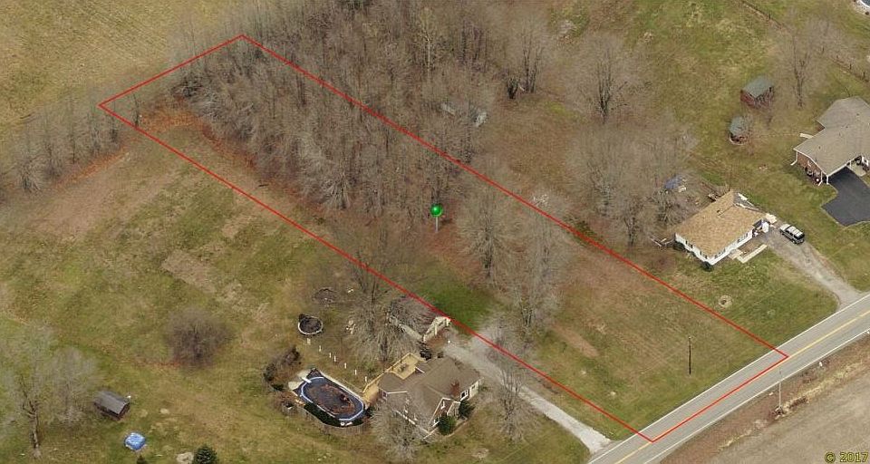 Property is outlined in RED.