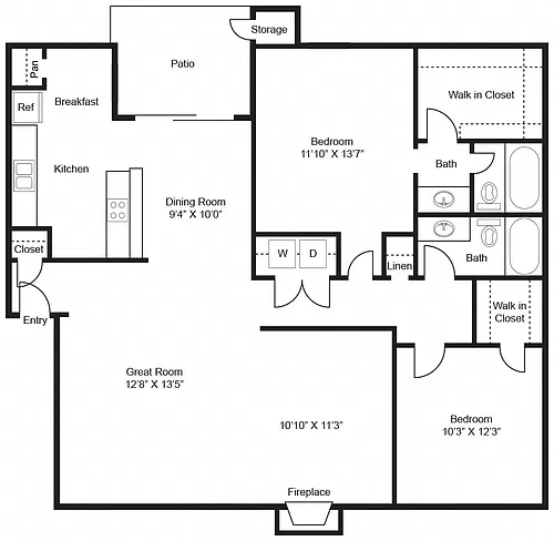 Floor plan Navasota