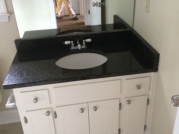 newly remodeled bath