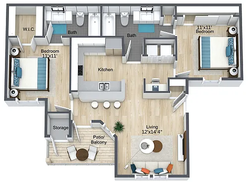 Floor plan Whitney