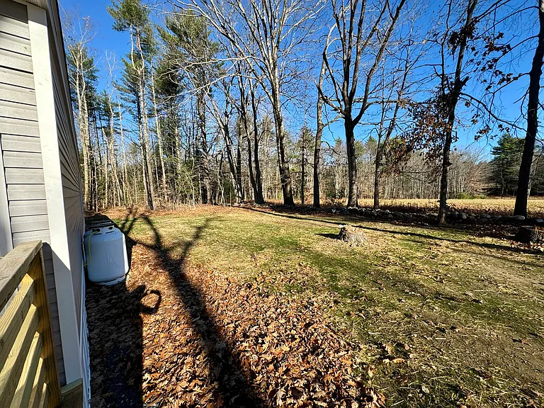 Private backyard