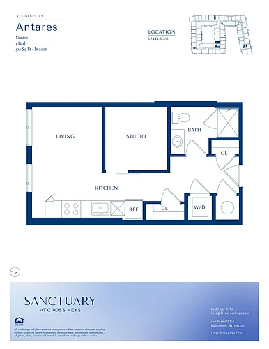 Floor plan Antares