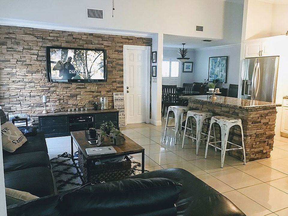 Family room and kitchen 