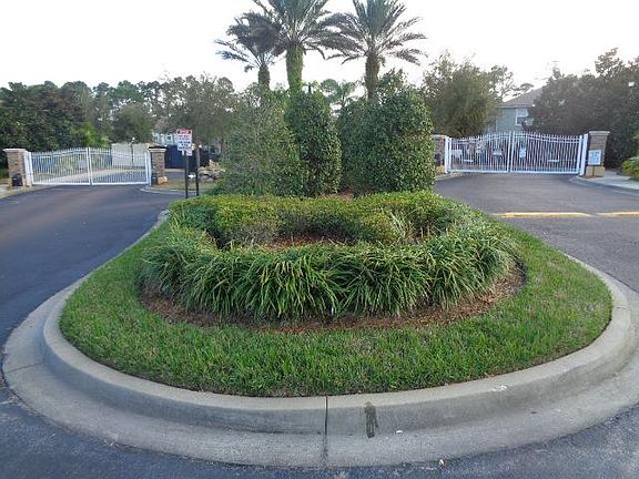 Security gate on right is entry and gate on left is for exit.