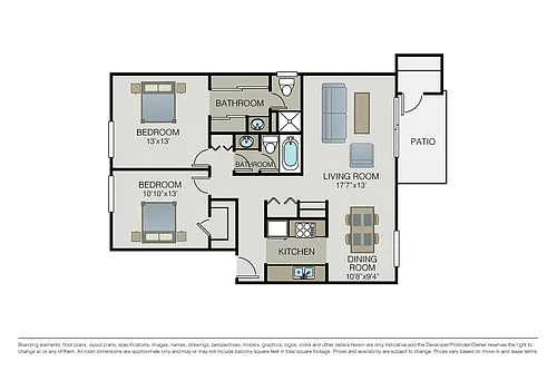 Floor plan Plan 2C