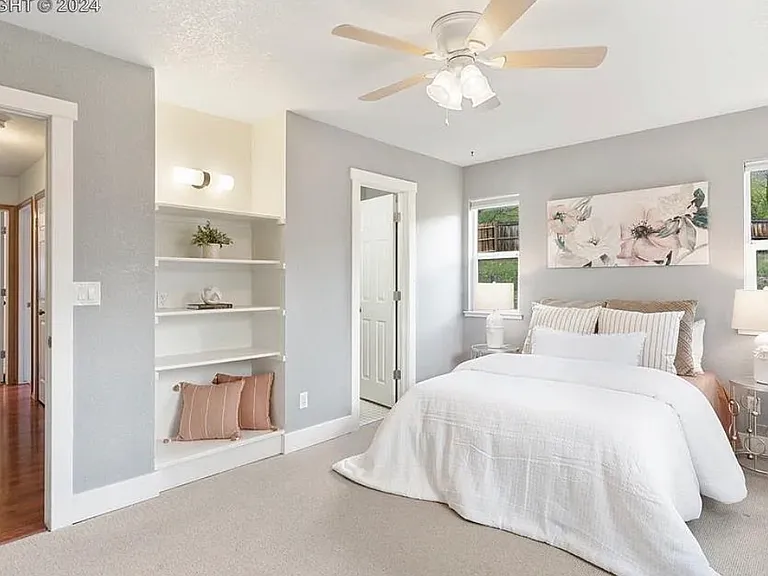 Master bedroom (walk-in closet behind you from this vantage point)