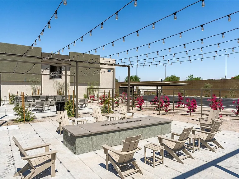 Patio with Firepit and BBQ Space