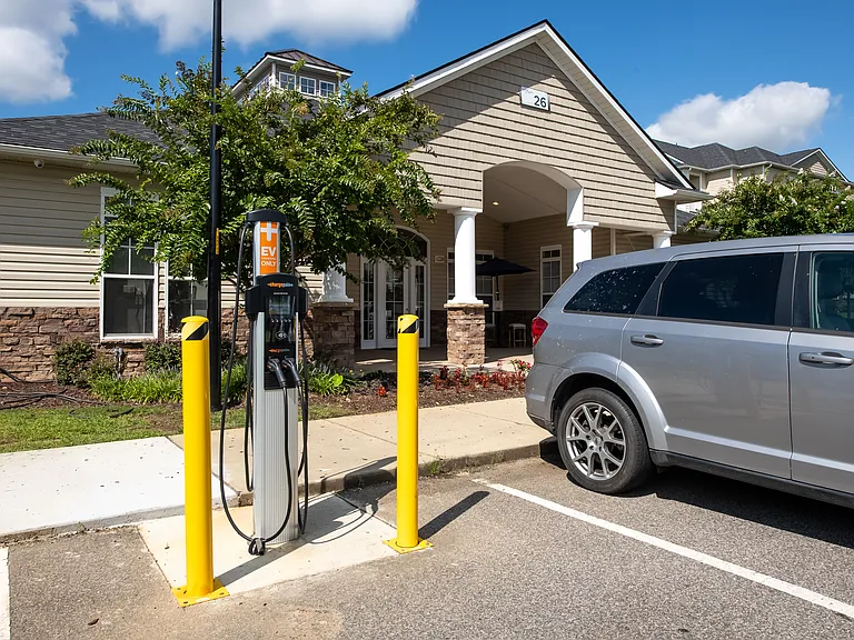 EV Charging Station at Alcove Garner Apartments