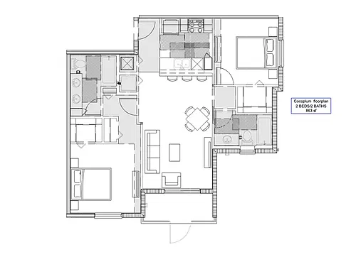 Floor plan Cocoplum