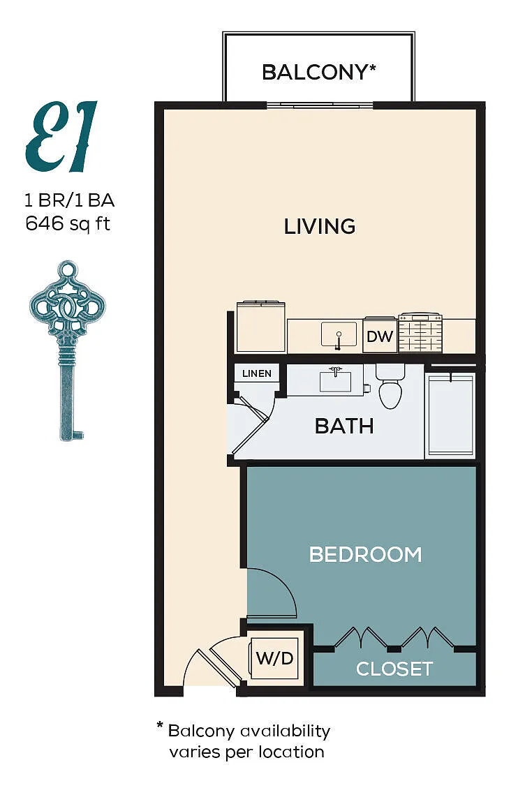 Floor plan E1