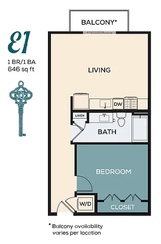 Floor plan E1