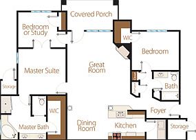 Floor Plan 1600 Sq. Ft.