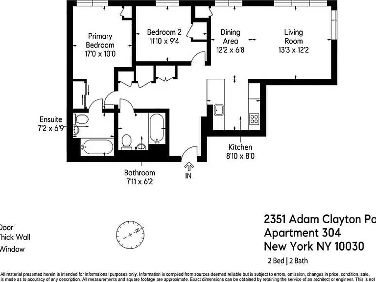 2351 Adam Clayton Powell Jr Blvd #304 — Photo 2