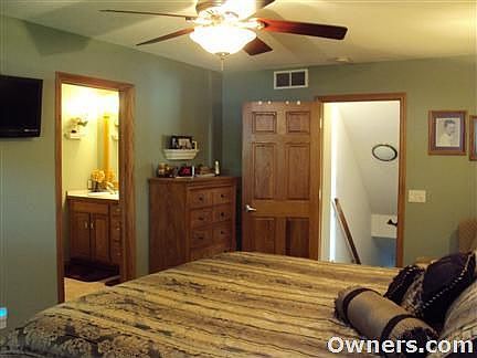 Master bedroom with bath