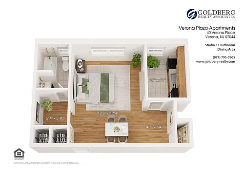 Floor plan Studio
