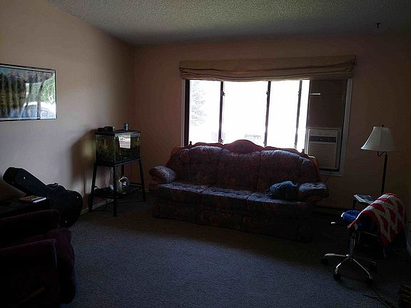 living room with window open