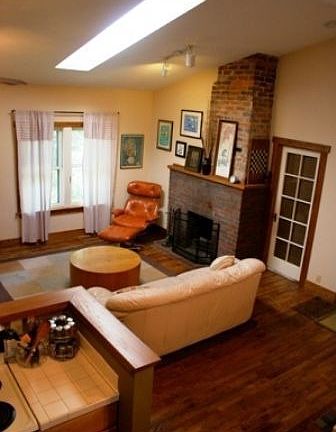 Unexpectedly spacious living area.