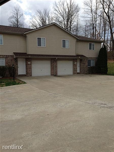 ample parking in a quiet wooded setting