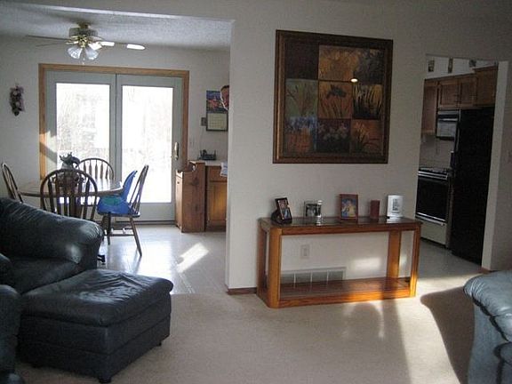 The home has an open floor plan perfect for entertaining.