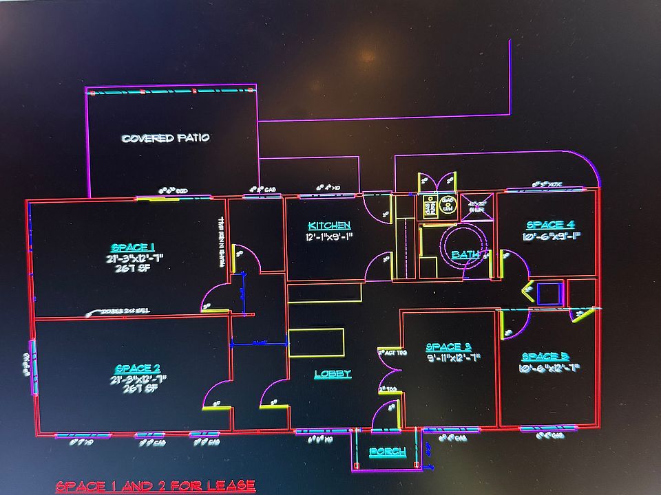 Floor plan of full office space