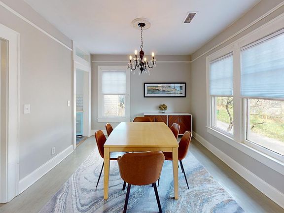Dining Room off of Entrance/Living Room. 1st Bedroom off to the left and kitchen entrance at 2nd left doorway.