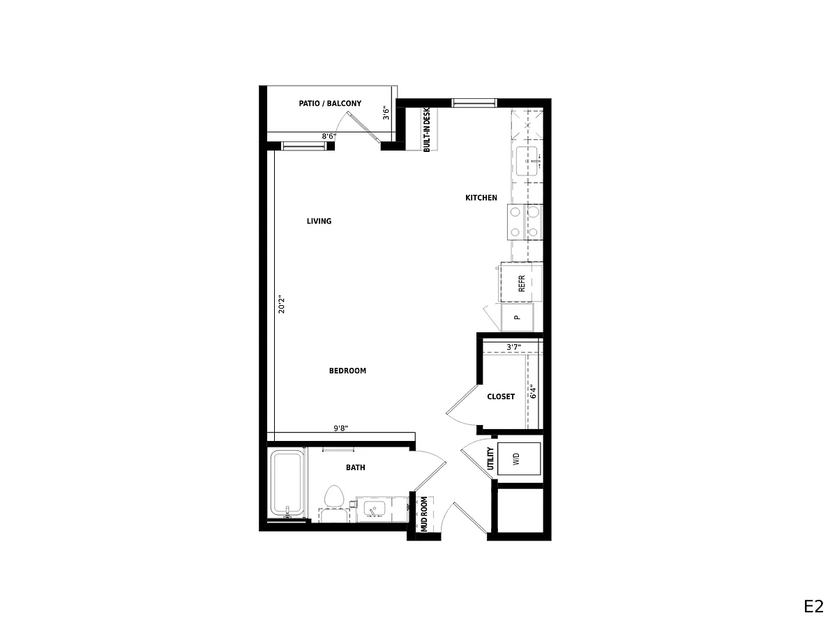Floor plan E2