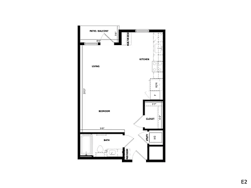 Floor plan E2