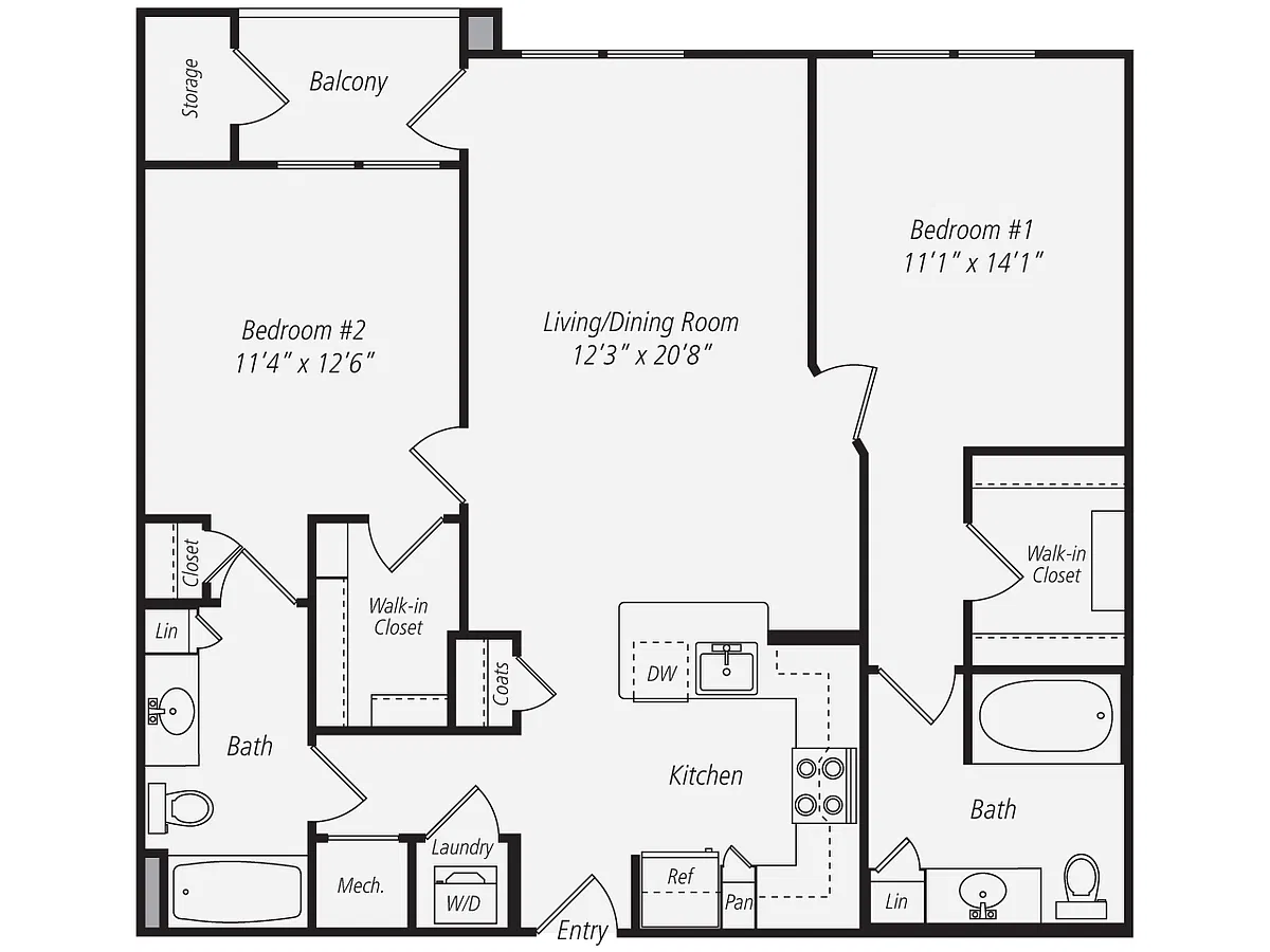 Floor plan B7SC