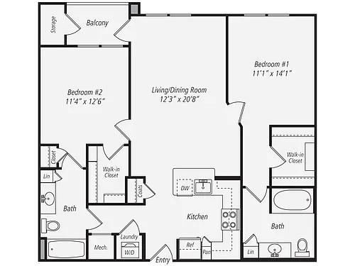 Floor plan B7SC