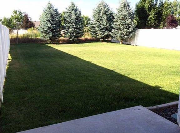 Fenced yard