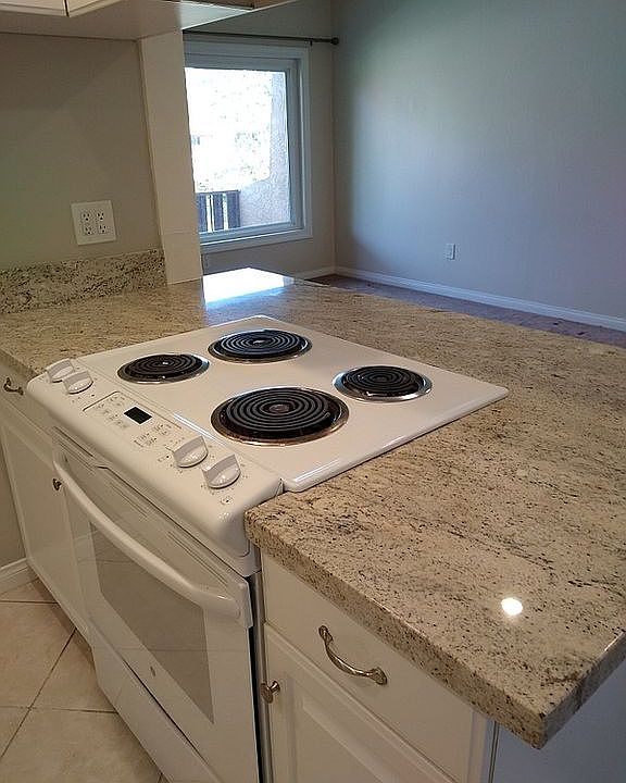 From kitchen into living rm