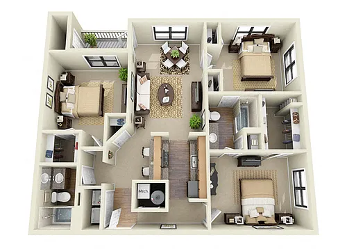 Floor plan The Fitzgerald