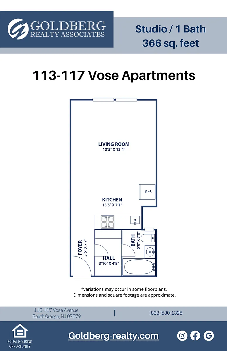 Floor plan Studio