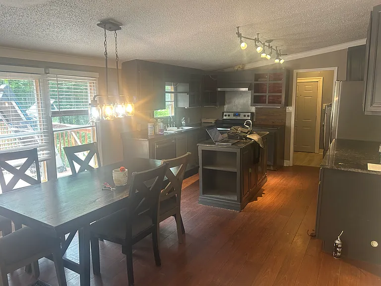 kitchen and dining