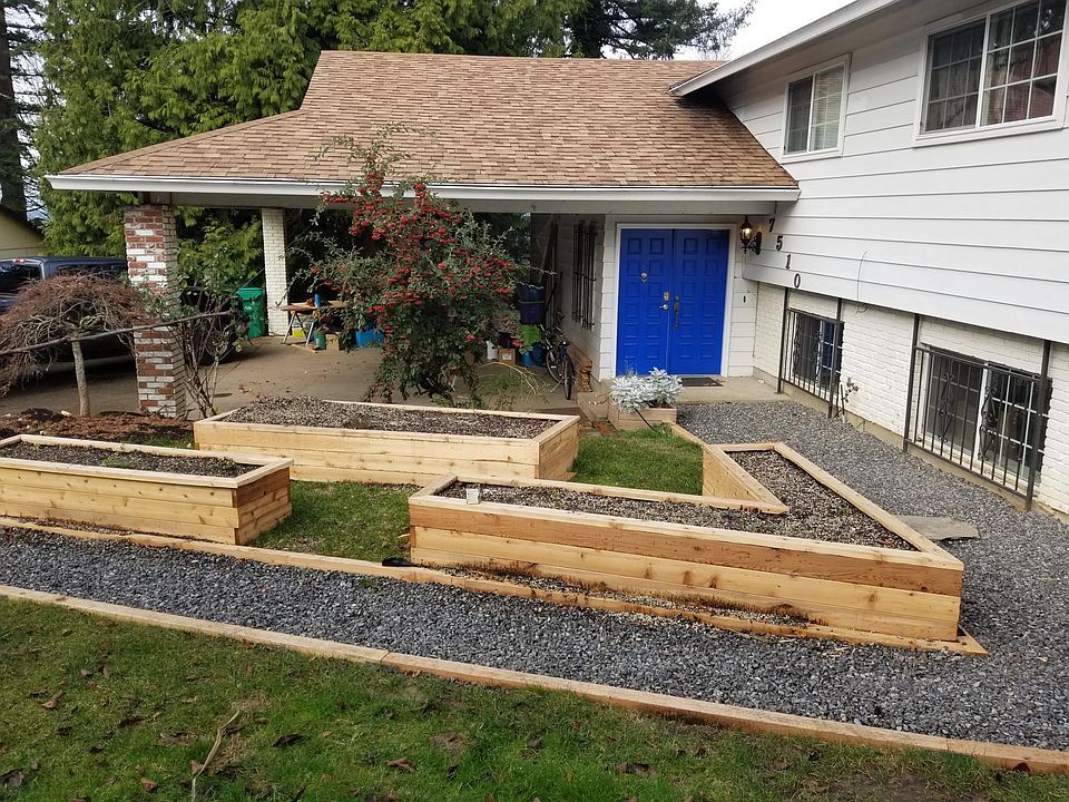 Garden beds available for planting